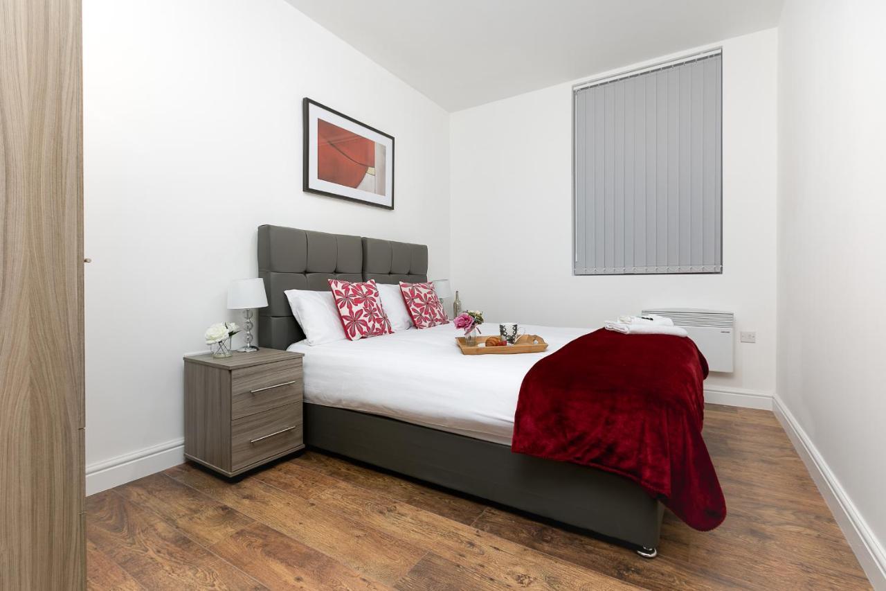 Kvm - City Apartment 9 - Contractors - Town Centre By Kvm Stays Peterborough Buitenkant foto