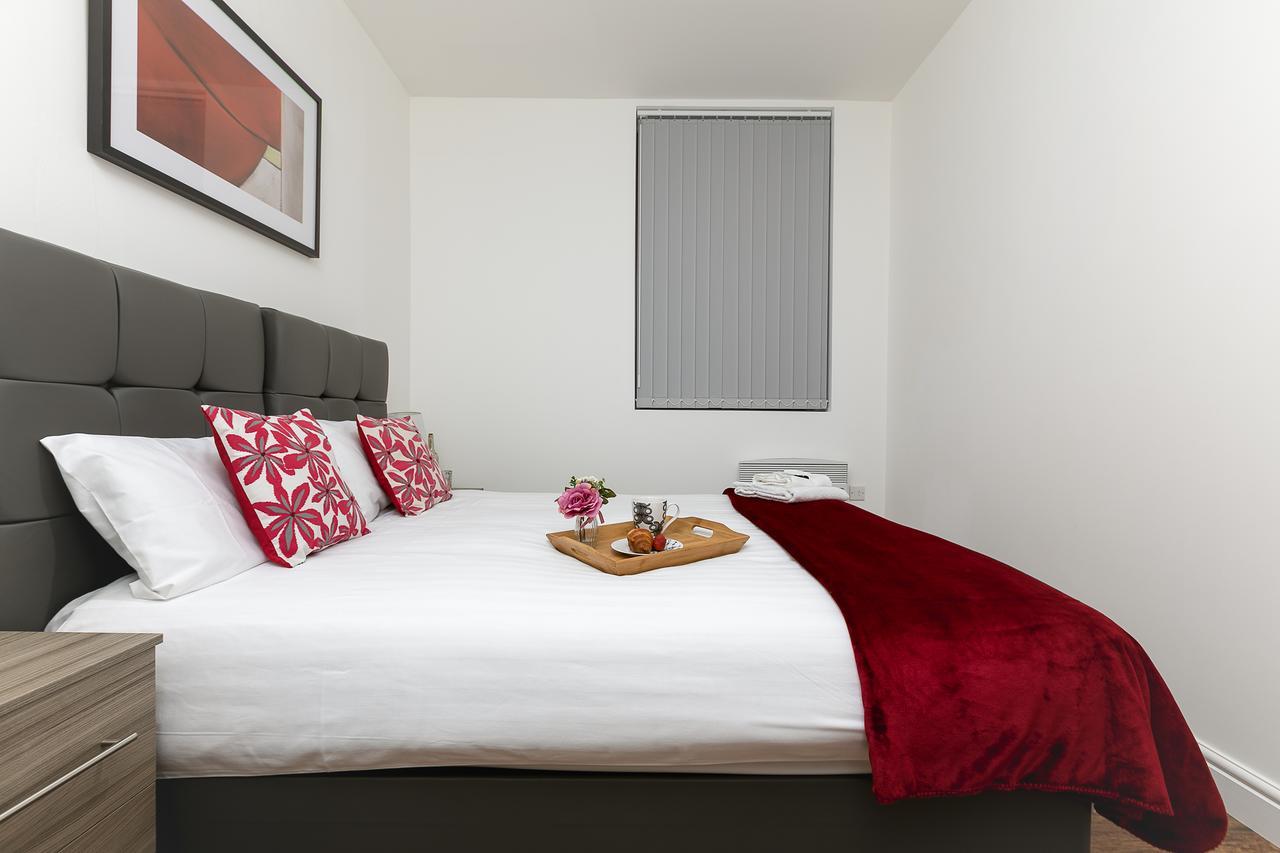 Kvm - City Apartment 9 - Contractors - Town Centre By Kvm Stays Peterborough Buitenkant foto